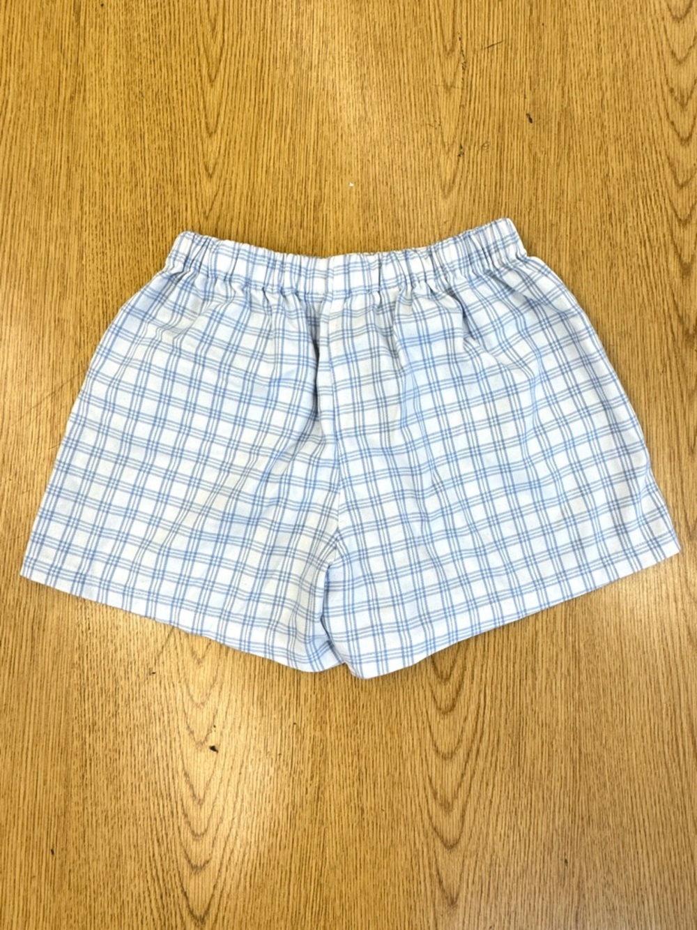 Brandy Melville Blue and White Plaid Shorts Size XS/S Cottagecore Soft girl Fall - Picture 7 of 8